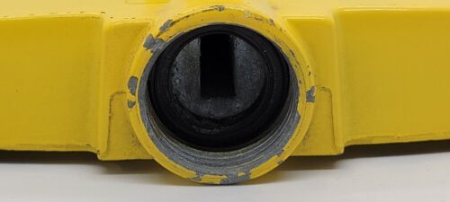 Nelson Impulse Metal Base Sprinkler Yellow - Vintage - Picture 8 of 8