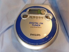 Philips Portable Personal CD Player W / Digital FM Tuner AZT3202 TESTED WORKING