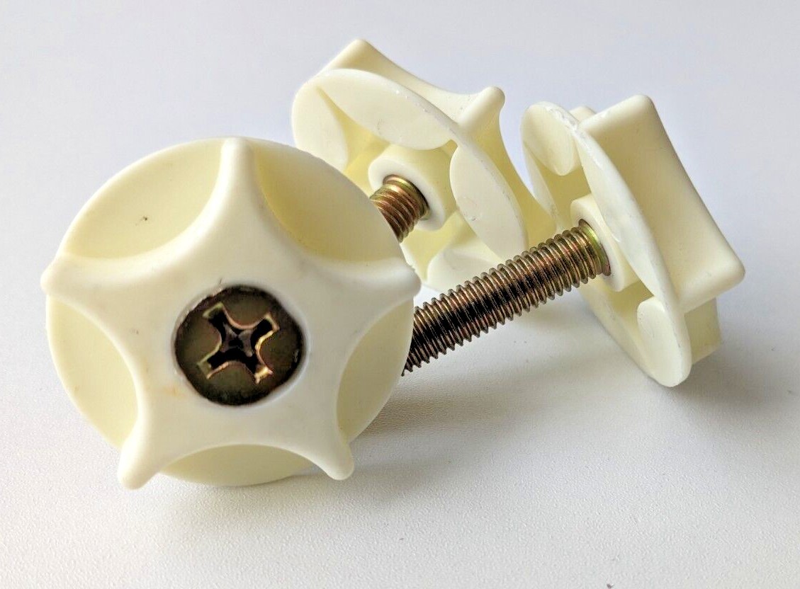 M8 HEADBOARD BOLTS 50mm / 90mm / 120mm SCREWS WITH WASHERS FIXINGS