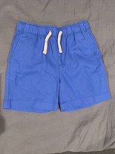 NEW JCREW CREWCUT BOYS BLUE DRAWSTRING WITH POCKETS SHORTS - SIZE 5