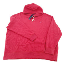 Polo Ralph Lauren Men  s RL Red Fleece Hoodie Men's Sz 2XB Big  Tall NWT