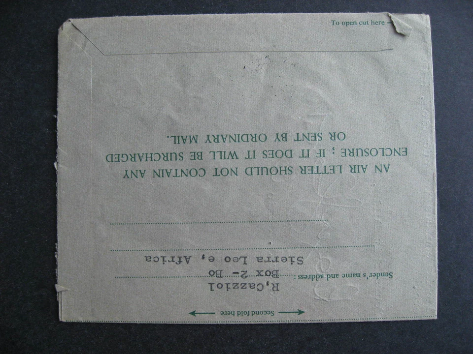 Sierra Leone multifrank cover to QC Canada 1966 check it out! - Image 2 of 3