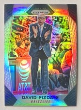 2017-18 Coach David Fizdale Silver Holo Prizm Refractor SP 210 Utah GM Grizzlies