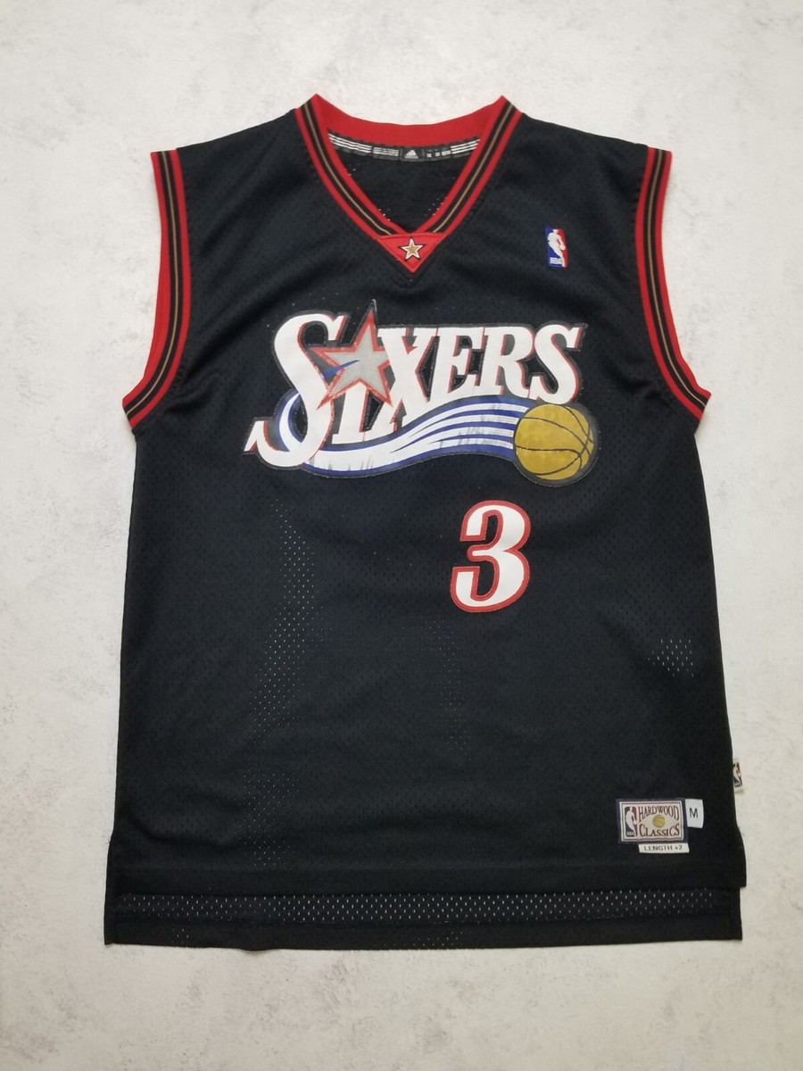 IVerson 3 SIXERS ジャージ サイズ48 Vintage Adidas Allen Iverson #3 Sixers NBA Jersey Size M | eBay