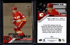 2024-25 Upper Deck Star Rookies Gold #23 Samuel Honzek /249
