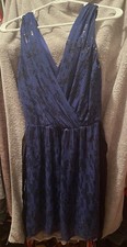 Express Women’s Dress Blue with Sequins S 