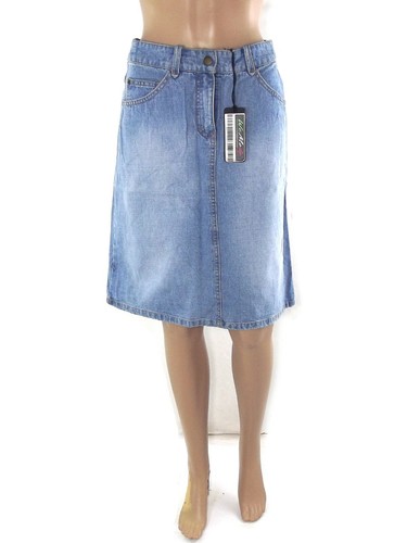 h\u0026m gonna ginocchio jeans blu denim taglia eur 36 it 40 w 26 | eBay