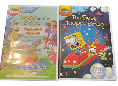 Lot Of 2 : Toopy and Binoo: The Best Of Toopy & Binoo And Monster