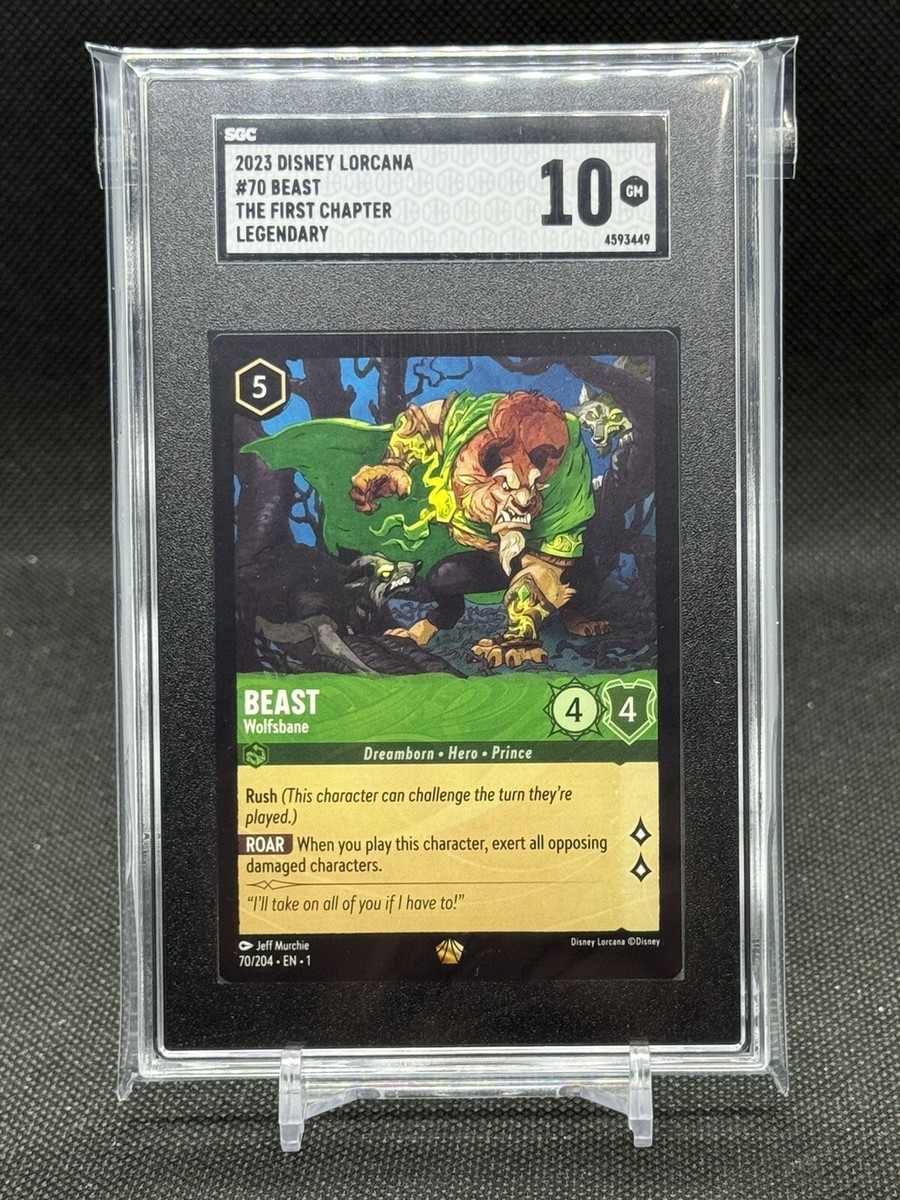 Disney Lorcana Legendary Beast Wolfsbane 70/204 SGC 10 Non-Foil | eBay Disney Lorcana Legendary Beast Wolfsbane 70/204 SGC 10 Non-Foil | eBay
