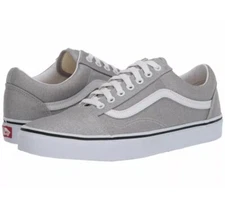 Vans Old Skool Silver/True White Size 7.5 Men’s 9.0 Women’s NWT