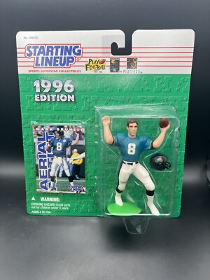 MARK BRUNELL Jacksonville Jags NFL Starting Lineup SLU 1996 Action Figure & Card
