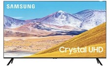 Samsung AU8000 85 Crystal UHD Smart TV, Black - UN85AU8000FXZA