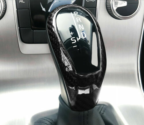 Borde de perno de cambio de engranaje de fibra de carbono real apto para Volvo XC60 2013-17 - Imagen 1 de 6