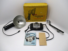 Vintage Kodak Pony 828 Camera W/ Manual  Flasholder Model B - Parts or Repairs