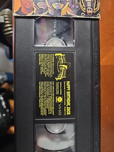 1993 Saban Entertainment Mighty Morphin Power Rangers Happy Birthday, Zack VHS - Picture 4 of 4