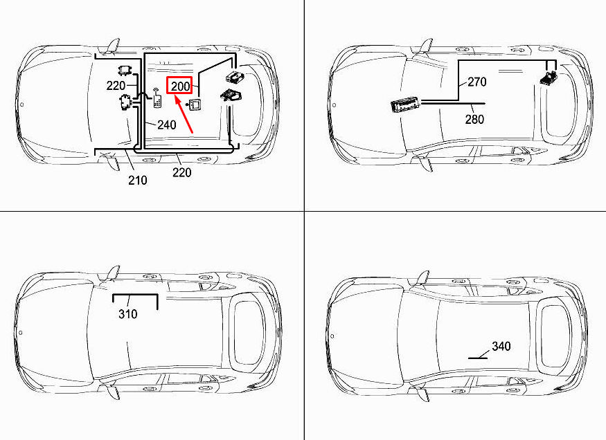 MERCEDES-BENZ GLC X253 Satellitenradio-Antennenkabelbaum A2535402503