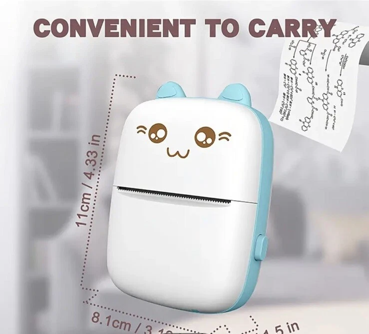 Mini Bluetooth Thermal Printer – Wireless Pocket Photo Printer Mini Bluetooth Thermal Printer – Wireless Pocket Photo Printer