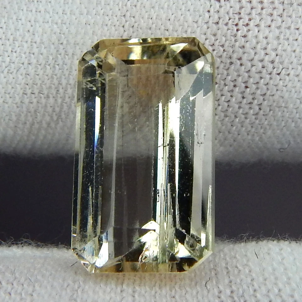 8.7ct Scapolite Rutiles RARE Negative Crystal Natural Mined Unheated Emerald Cut - Image 3 of 4