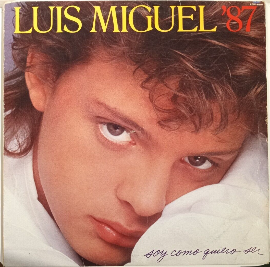 LUIS MIGUEL - SOY COMO QUIERO SER - 1987 MEXICAN LP, TRANSLUCENT