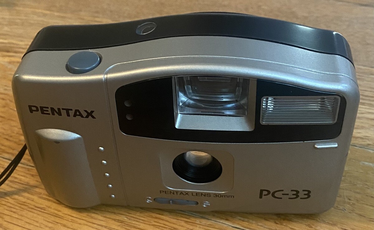 Pentax PC33 35mm Camera (30mm AF) Point and Shoot LM With Case UNTESTED
