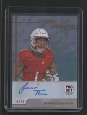 PRO SET PURE #SD-JT1 JAMARI THRASH 8/15 AUTO SHEER DELIGHT HOLO