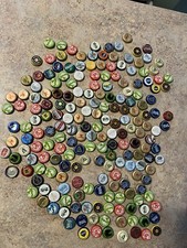 Lot- 200+ Beer Bottle Caps Bagged Appox. 1 LB...