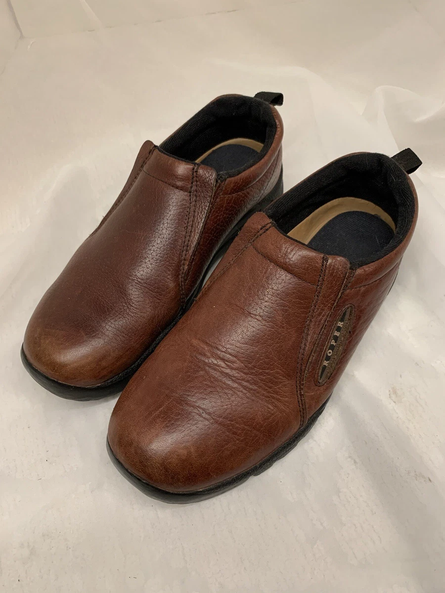 roper slip on shoes mens
