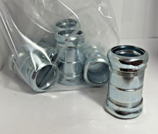 6pcs Bridgeport No. 263 1-1/4" Steel EMT Compression Type Coupling