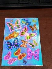 RARE Sandylion Mother of Pearl Mini Maxi BUTTERFLIES beautiful sheet 3 x4   