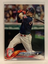 #194 Lonnie Chisenhall Cleveland Indians 2018 Topps Series One Baseball Card