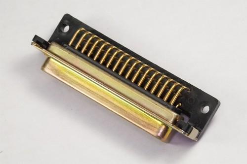 M24308/24-35F ITT Cannon D-Sub Connector Plug 50 Pos Male D Shell DD Right Angle - Picture 2 of 2