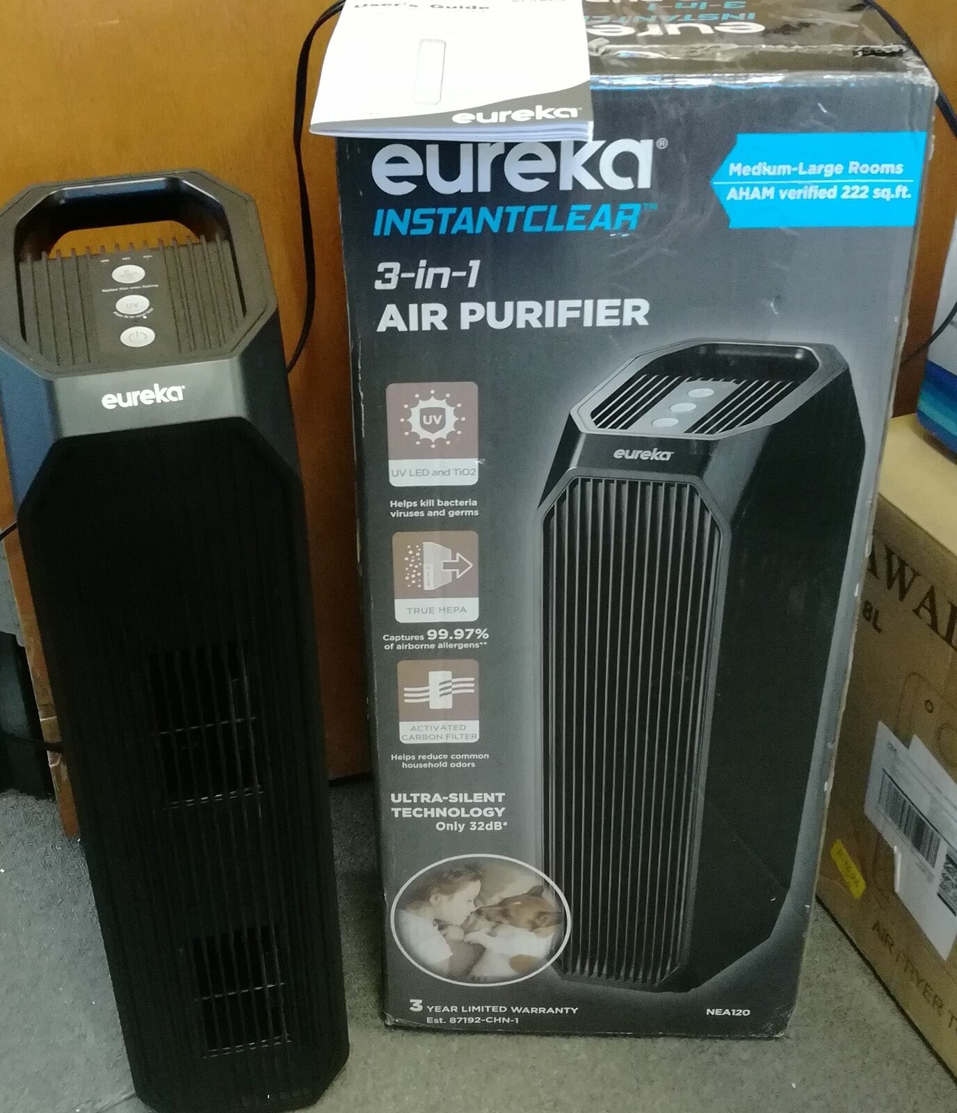 Sales of SALE items from new works Eureka Instant Clear 26' NEA120 Special price Purifier Air 3-in-1 True Cleaner HEPA