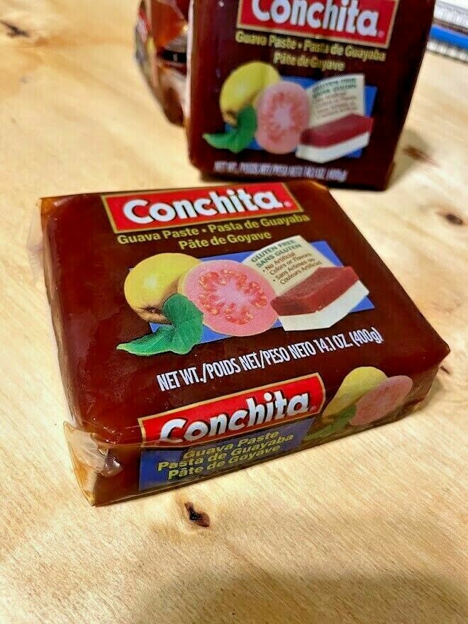 6 Paquetes*CONCHITA Pasta/Pasta de Guayaba Icónico Postre Cubano Nuevo y Sellado