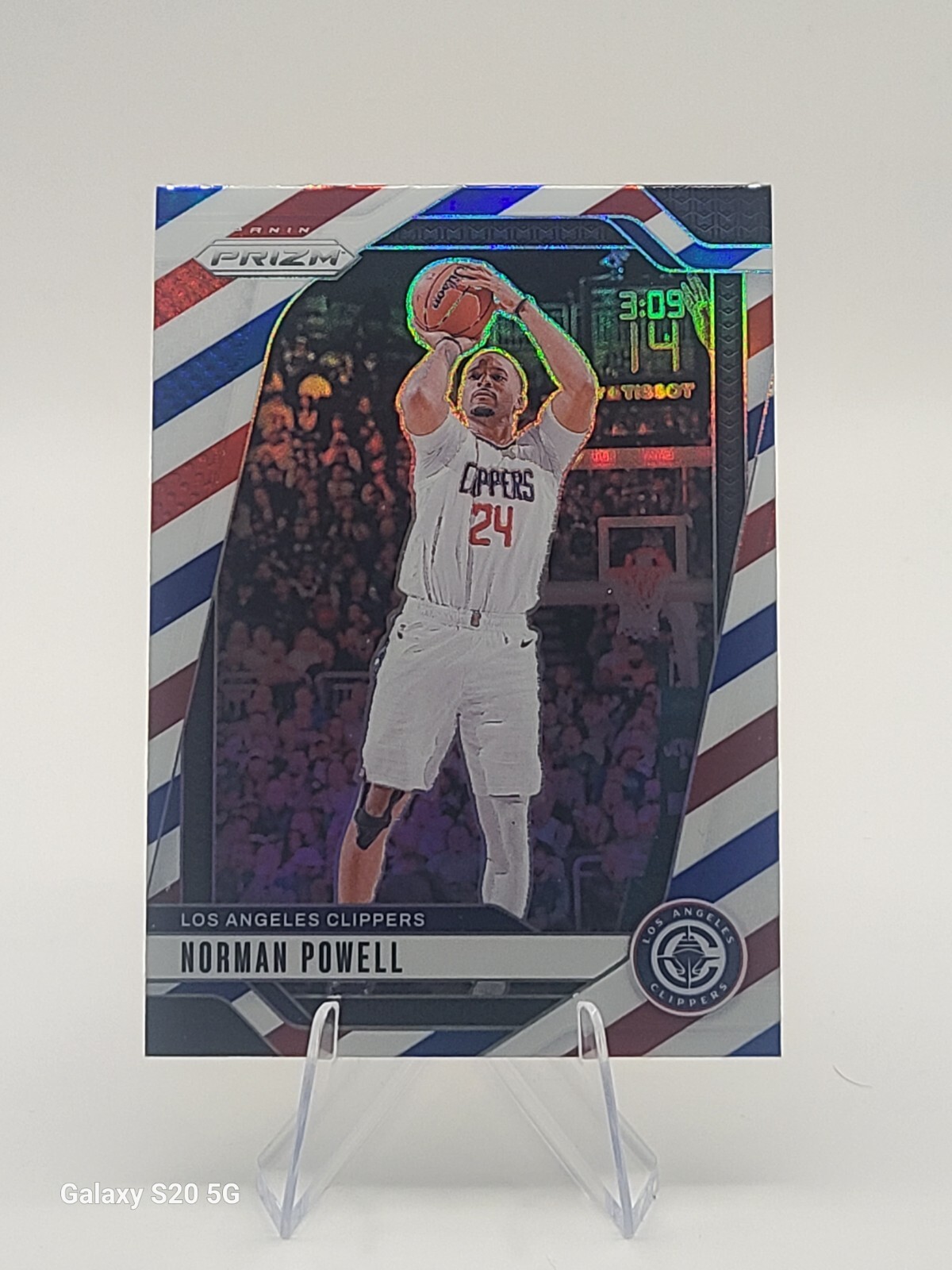 2024-25 Panini Prizm Norman Powell  Red White & Blue Prizm