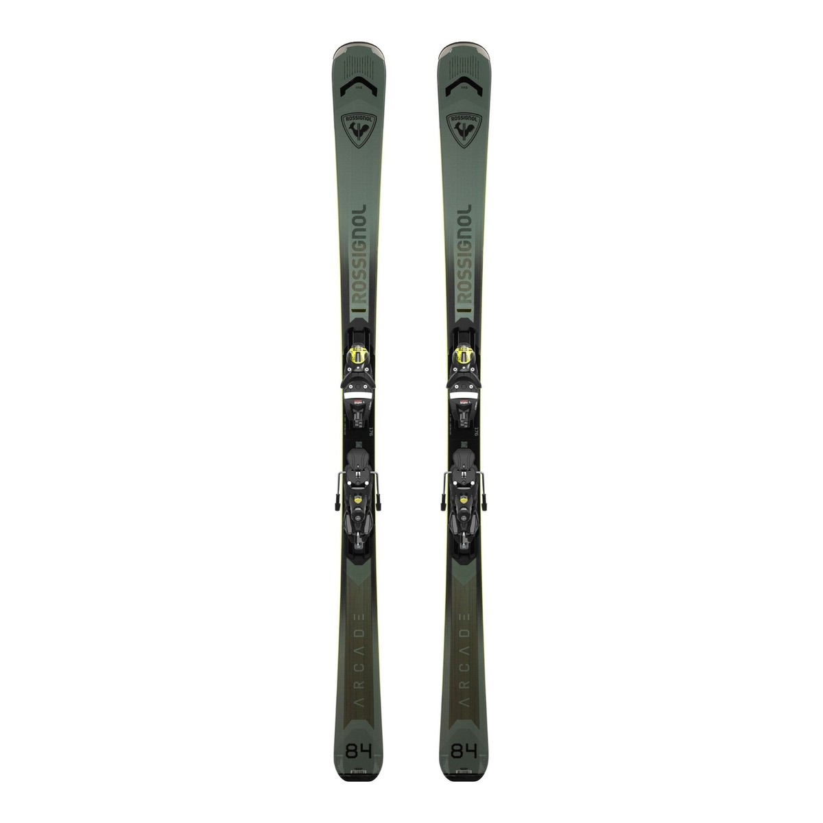 ＲＯＳＳＩＧＮＯＬ　９９ｃｍ Rossignol Arcade 84 Konect Men's All-Mountain Skis, 176cm, w