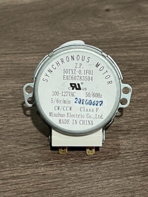 OEM LG Microwave Turntable Motor & Coupler 6549W1S013H 50TYZ-0.1F01 MVEL2033F/00