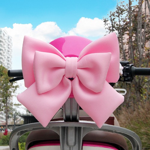 Electric Bike Motorcycle Helmet Decoration Bow Front And Rear Of Vehicle Decor - Picture 23 of 30