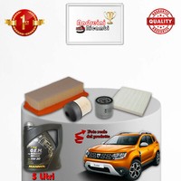 Set Service 4 Filter Und ÖL Dacia Duster II 1.5 Diesel 66KW 90CV Von 2018->