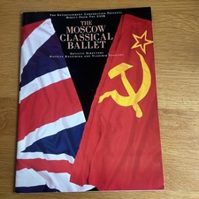 The Moscow Classical Ballet Tour Program 1990