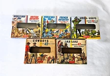 Airfix HO Scale Front Window Empty Box Lot - Marx Playset