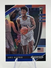 2020-21 Panini Prizm Draft Picks - James Wiseman #2 Red White & Blue Prizm (RC)