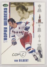 2003 Original Six New York Rangers Inserts Trophy Winners Rod Gilbert HOF 0uz9