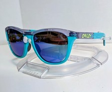 Oakley FROGSKINS RANGE 9284-06 Lilac  Celeste w/ POLARIZED Jade Lenses. NICE 