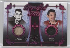 2017-18 Leaf Dignified Heir Dual Magenta Spectrum /9 Bill Gadsby Stan Mikita s0w