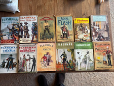 Complete Set Series Lot of 12 Flashman Papers by George MacDonald Fraser books
