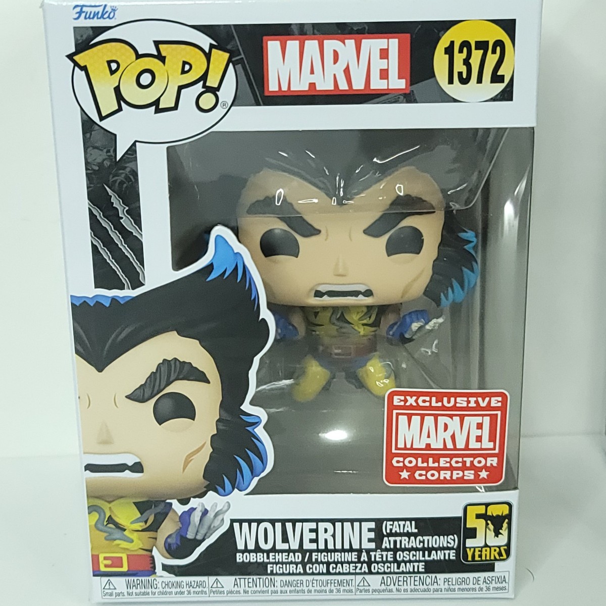 Funko Pop! Wolverine Fatal Attractions #1372 Marvel Collector