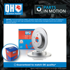 2x Coppia Dischi Freno Solidi Adatto a FORD FOCUS Mk2 2.0 Posteriori 04 a 12 280mm Set QH Nuovi