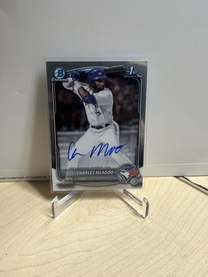 2025 Bowman Chrome Prospects Charles McAdoo Auto #CPA-CMA #Bluejays