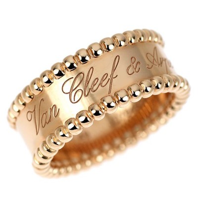 Van Cleef & Arpels リング Van Cleef & Arpels K18PG Ring Perlée signature #49 - Auth free