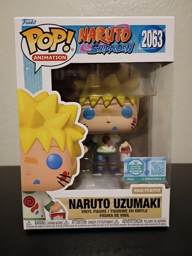 Funko Pop! Naruto Uzumaki With Paint Supreme LE9500 #2063 In Factory Sorter
